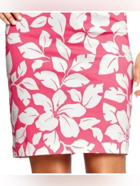 Old Navy Dresses & Skirts - Old Navy Pink & White Mini Skirt Casual Resort Wear Size 12 Waist 17” EUC